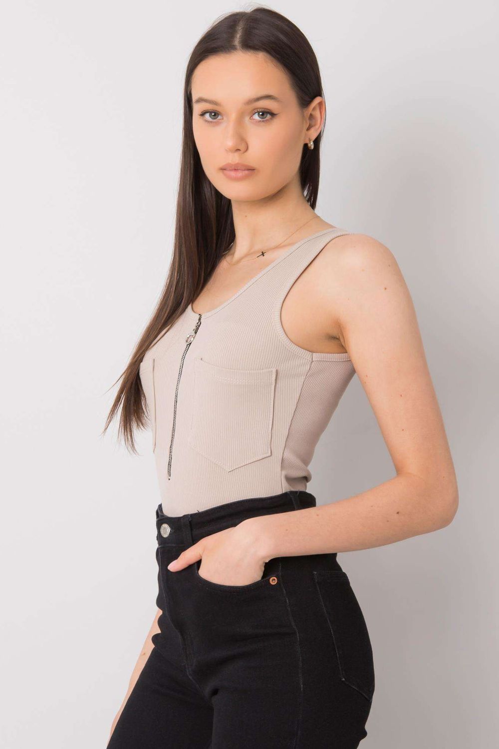 Maillot de bain femme Italy Moda T Shirt T — beige