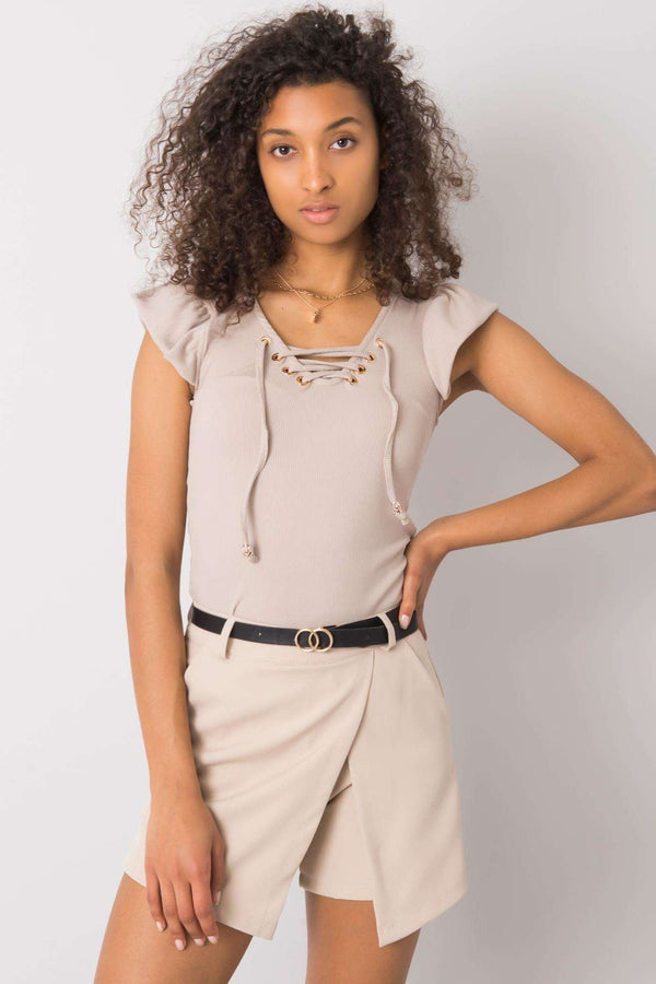 Blouse femme Italy Moda Chemisier Chemisier — beige