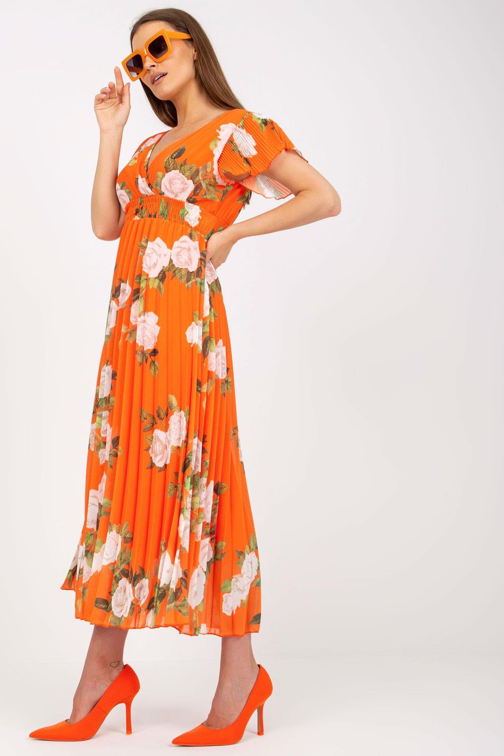 Robe femme Italy Moda De Jour De — orange