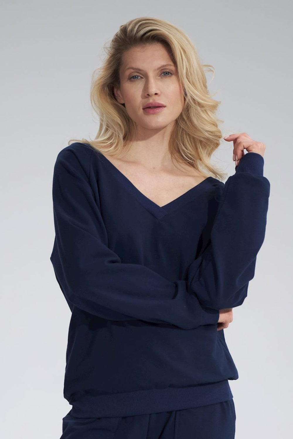T-shirt femme Figl Sweatshirt Sweatshirt — bleu marine
