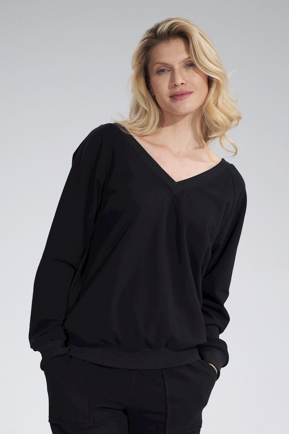 T-shirt femme Figl Sweatshirt Sweatshirt — noir