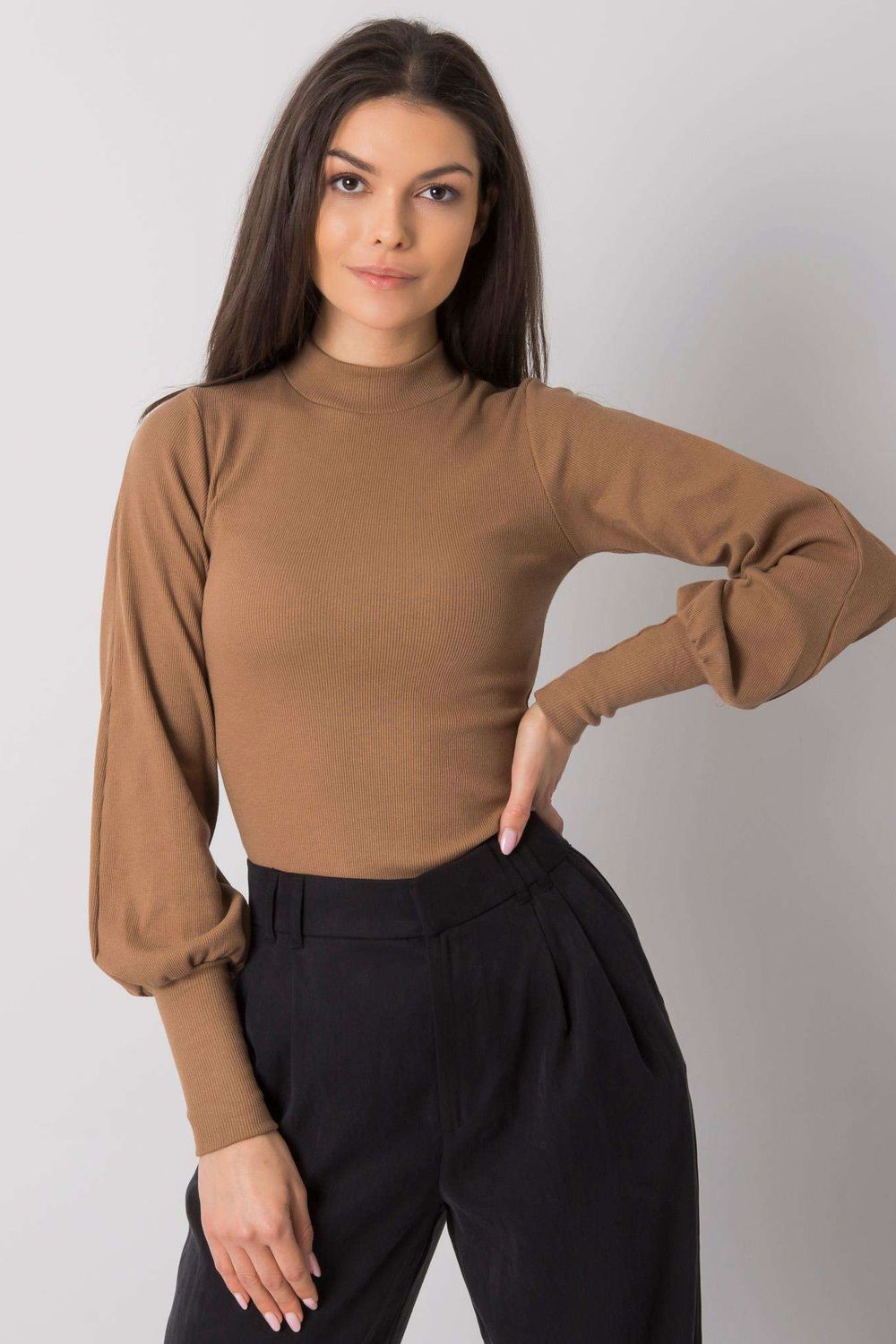 Blouse femme Rue Paris Chemisier Chemisier — brun