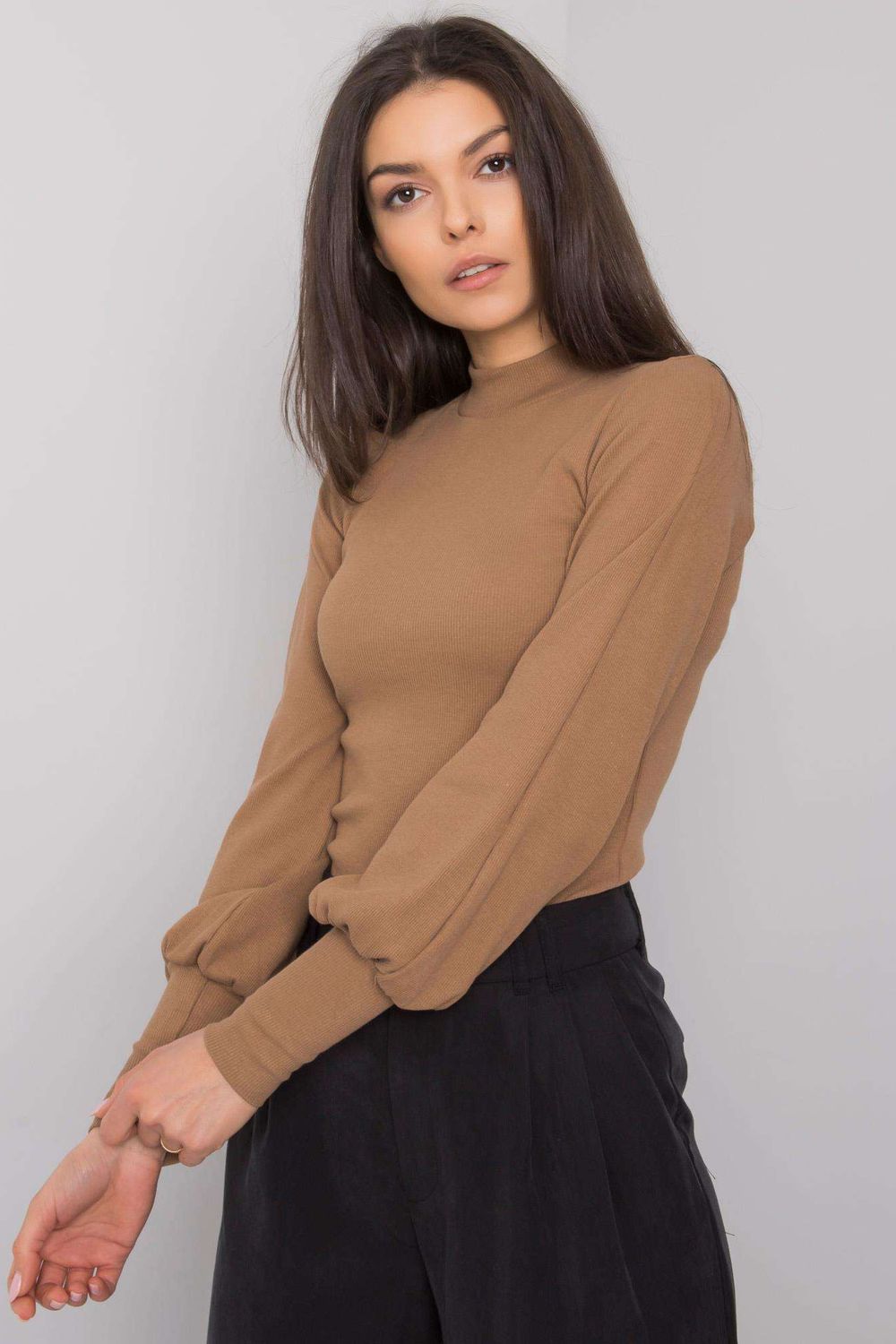 Blouse femme Rue Paris Chemisier Chemisier — brun