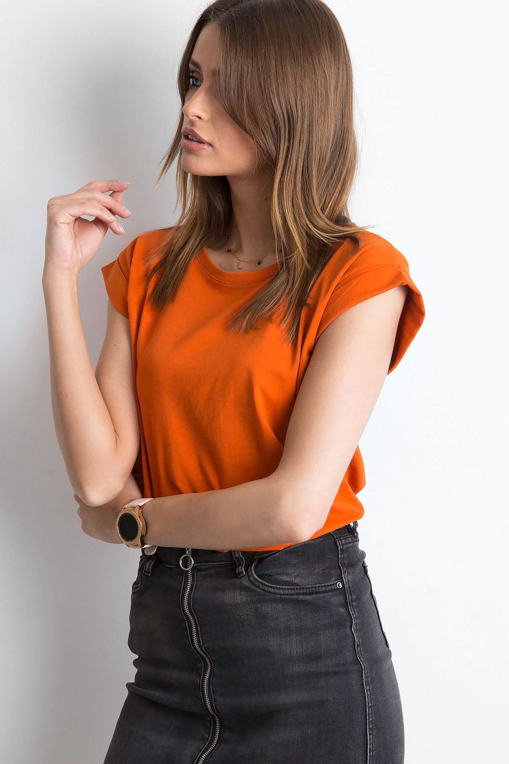 Blouse femme BFG T Shirt T — orange