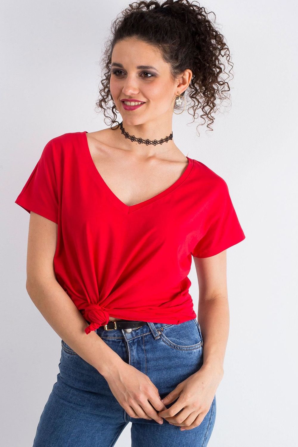 Blouse femme BFG T Shirt T — rouge