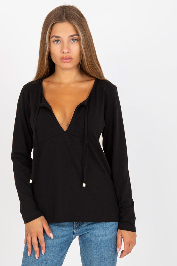 Blouse femme Rue Paris Chemisier Chemisier — noir