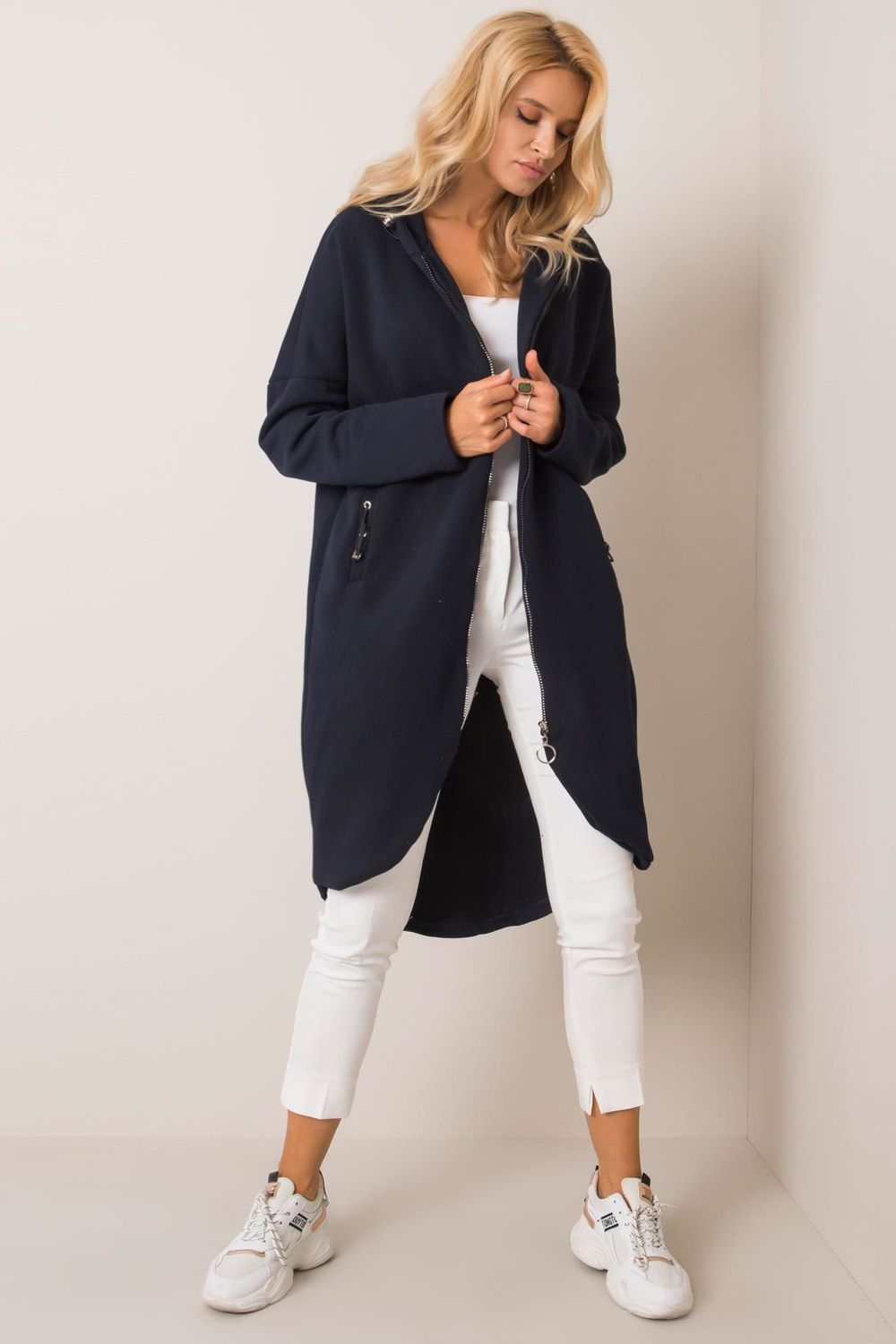 T-shirt femme Rue Paris Sweatshirt Sweatshirt — bleu marine