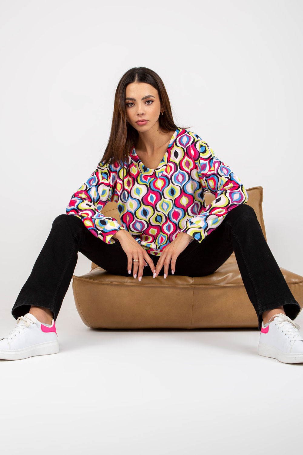 T-shirt femme Rue Paris Sweatshirt Sweatshirt — rosé