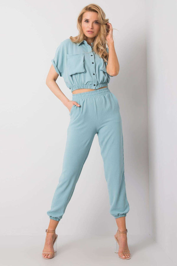 Chaussures à talons femme Rue Paris Pantalon Pantalon — vert