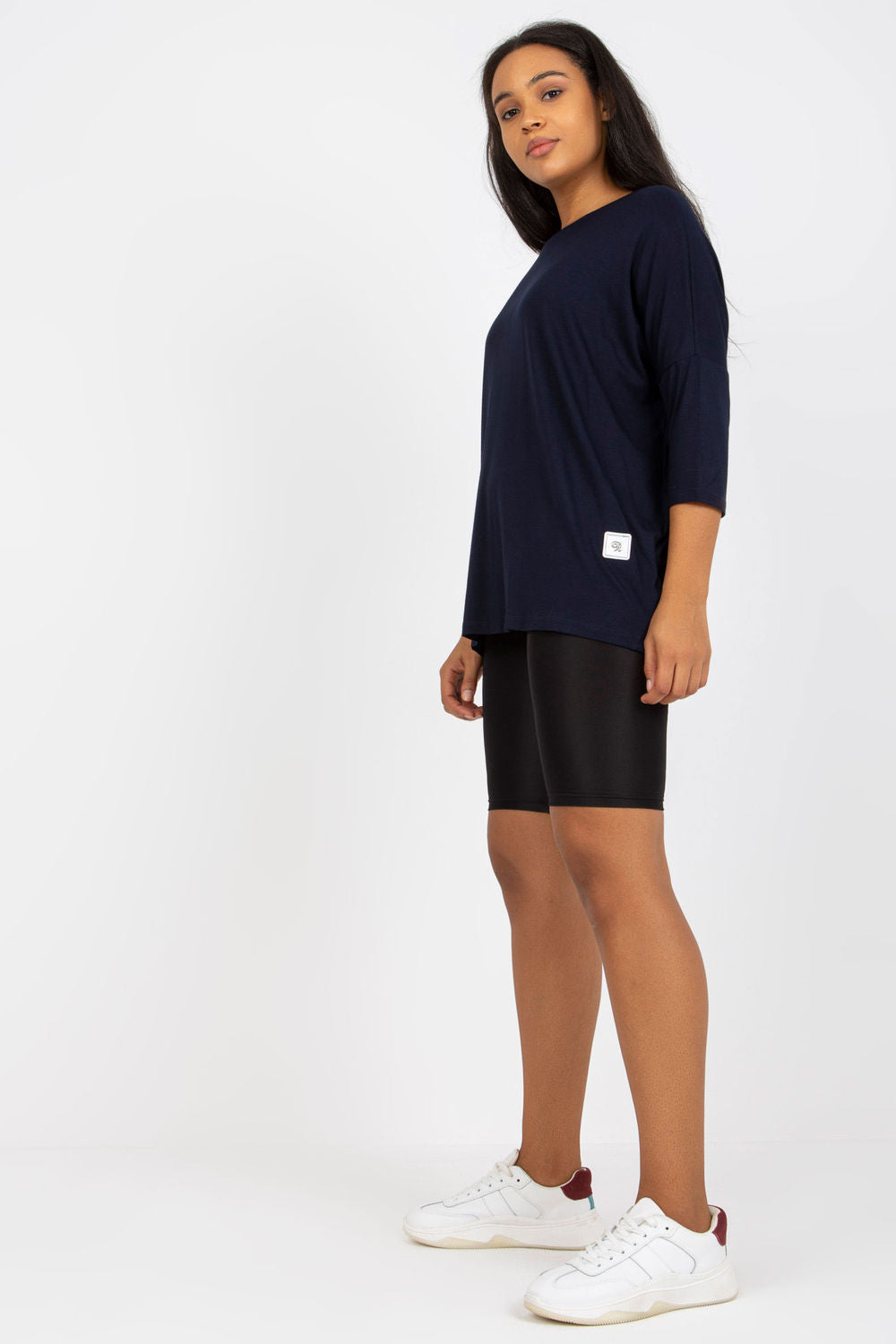 Chemisier grande taille femme Relevance — bleu marine