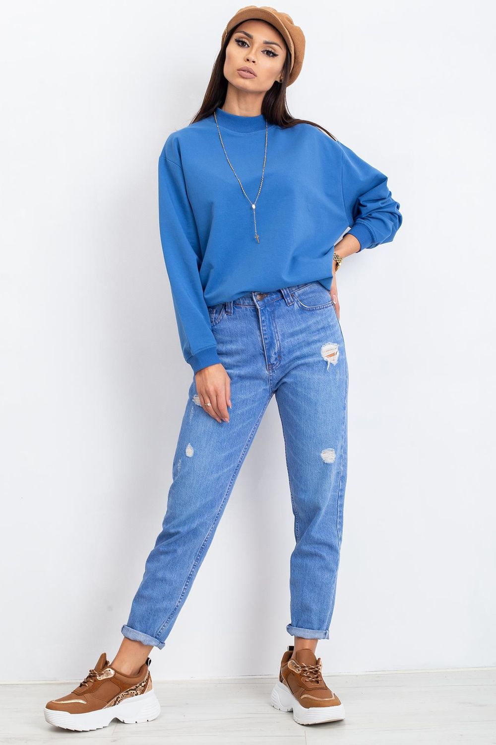 T-shirt femme BFG Sweatshirt Sweatshirt — bleu