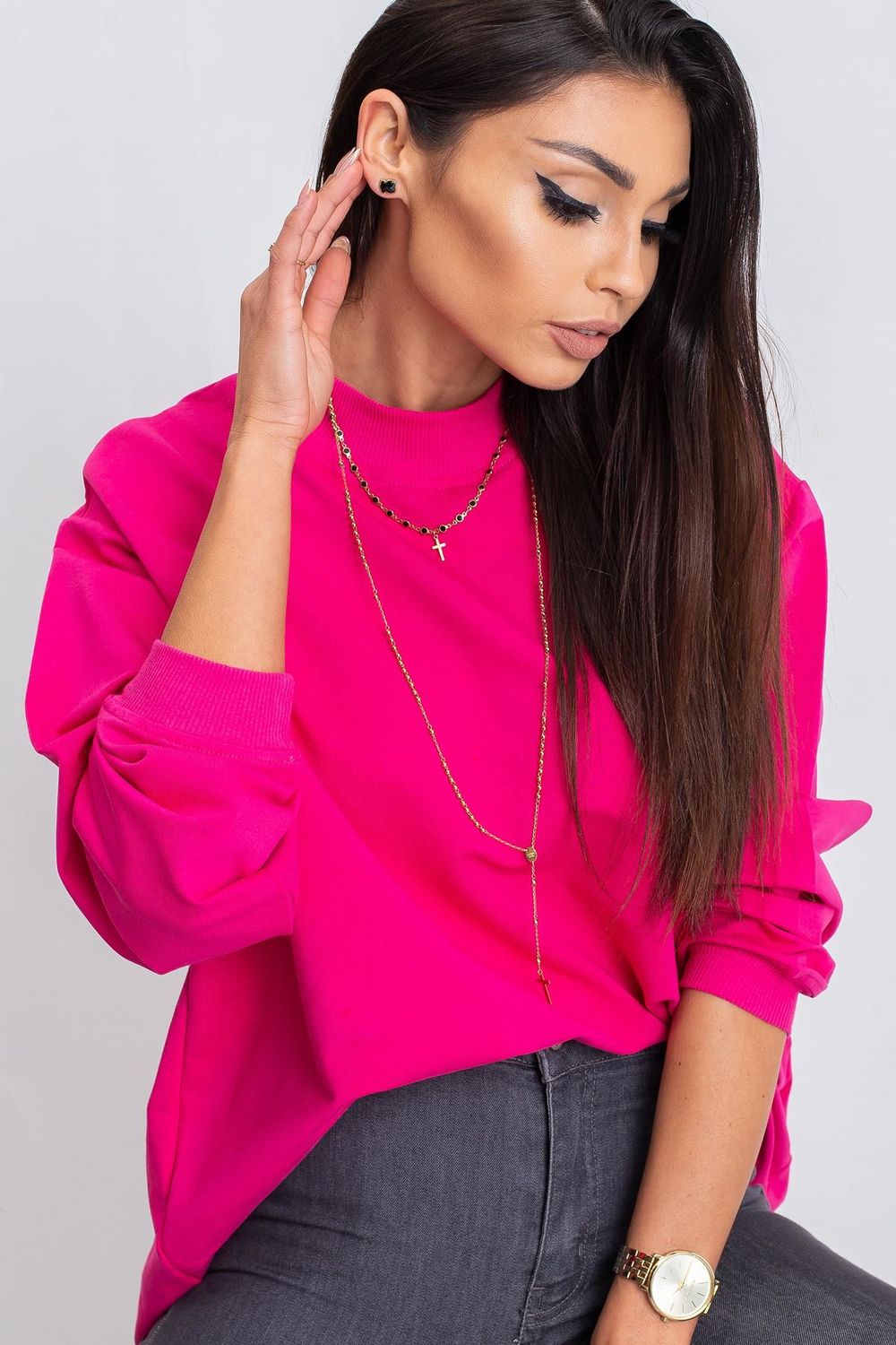 T-shirt femme BFG Sweatshirt Sweatshirt — rosé