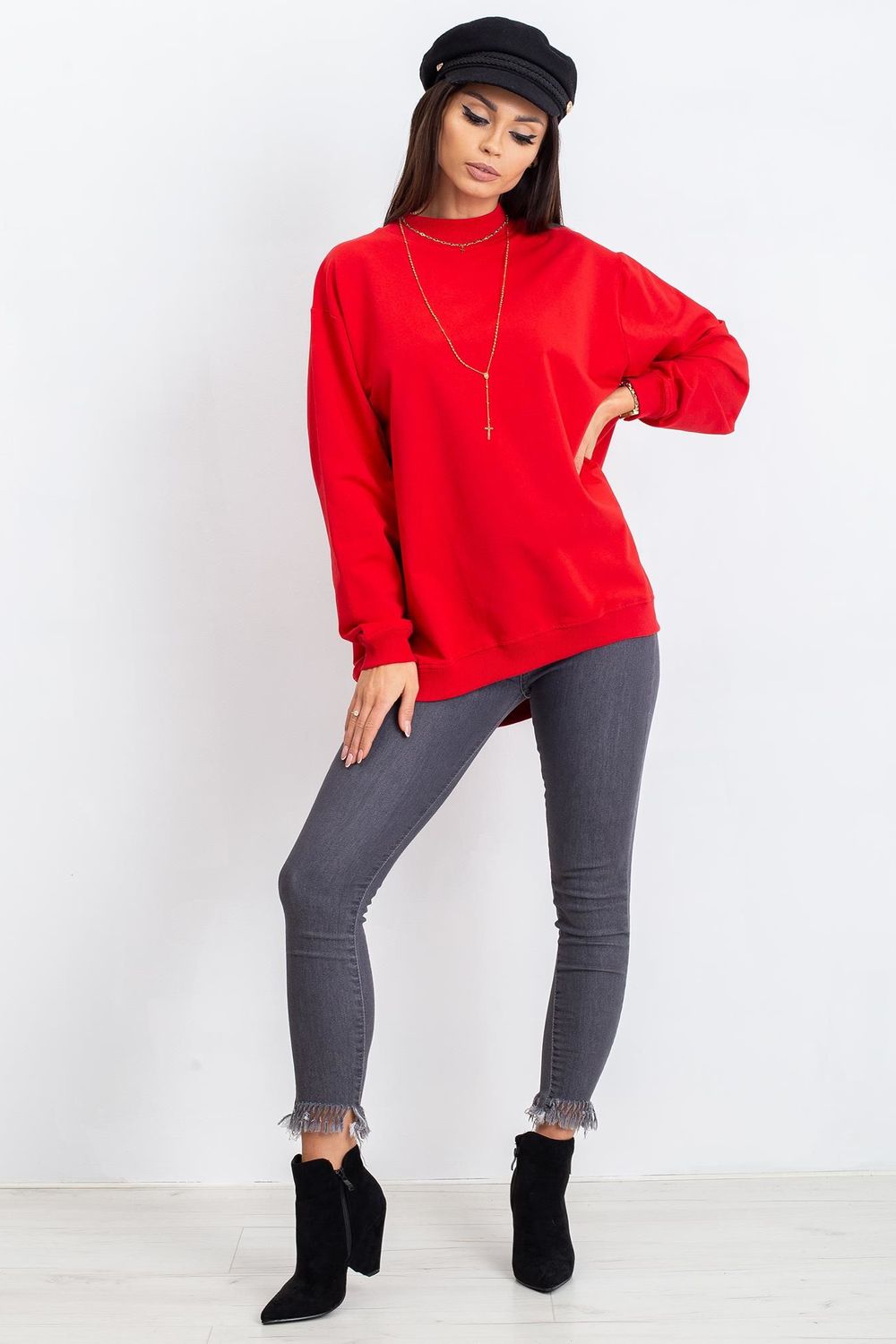 T-shirt femme BFG Sweatshirt Sweatshirt — rouge