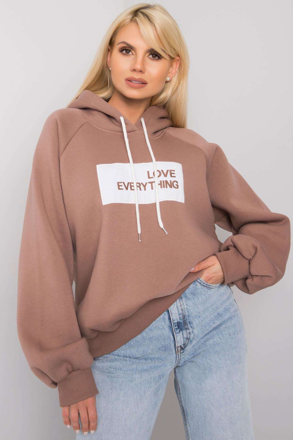 T-shirt femme Ex Moda Sweatshirt Sweatshirt — brun