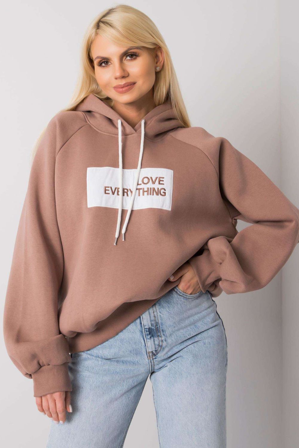 T-shirt femme Ex Moda Sweatshirt Sweatshirt — brun