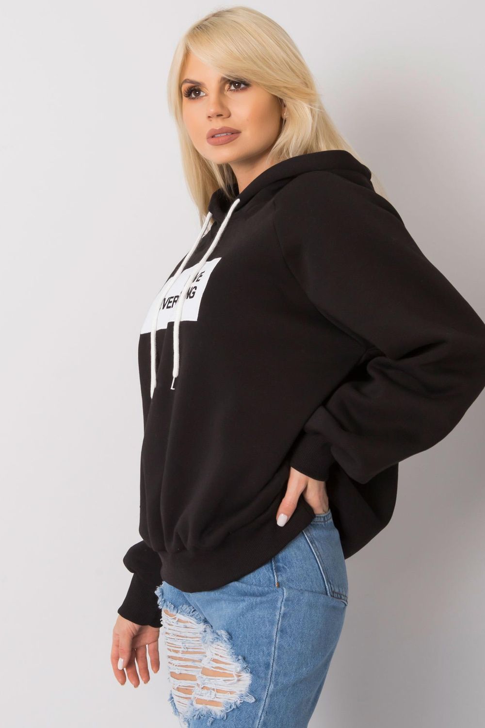 T-shirt femme Ex Moda Sweatshirt Sweatshirt — noir