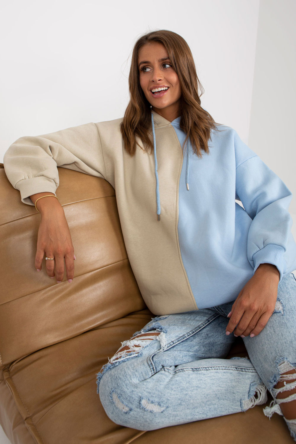T-shirt femme Rue Paris Sweatshirt Sweatshirt — bleu