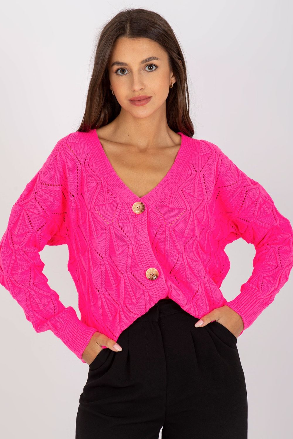 Cardigan femme Rue Paris — rosé