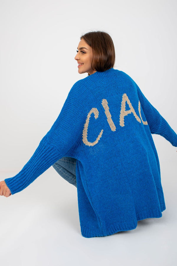 Cardigan femme Och Bella — bleu