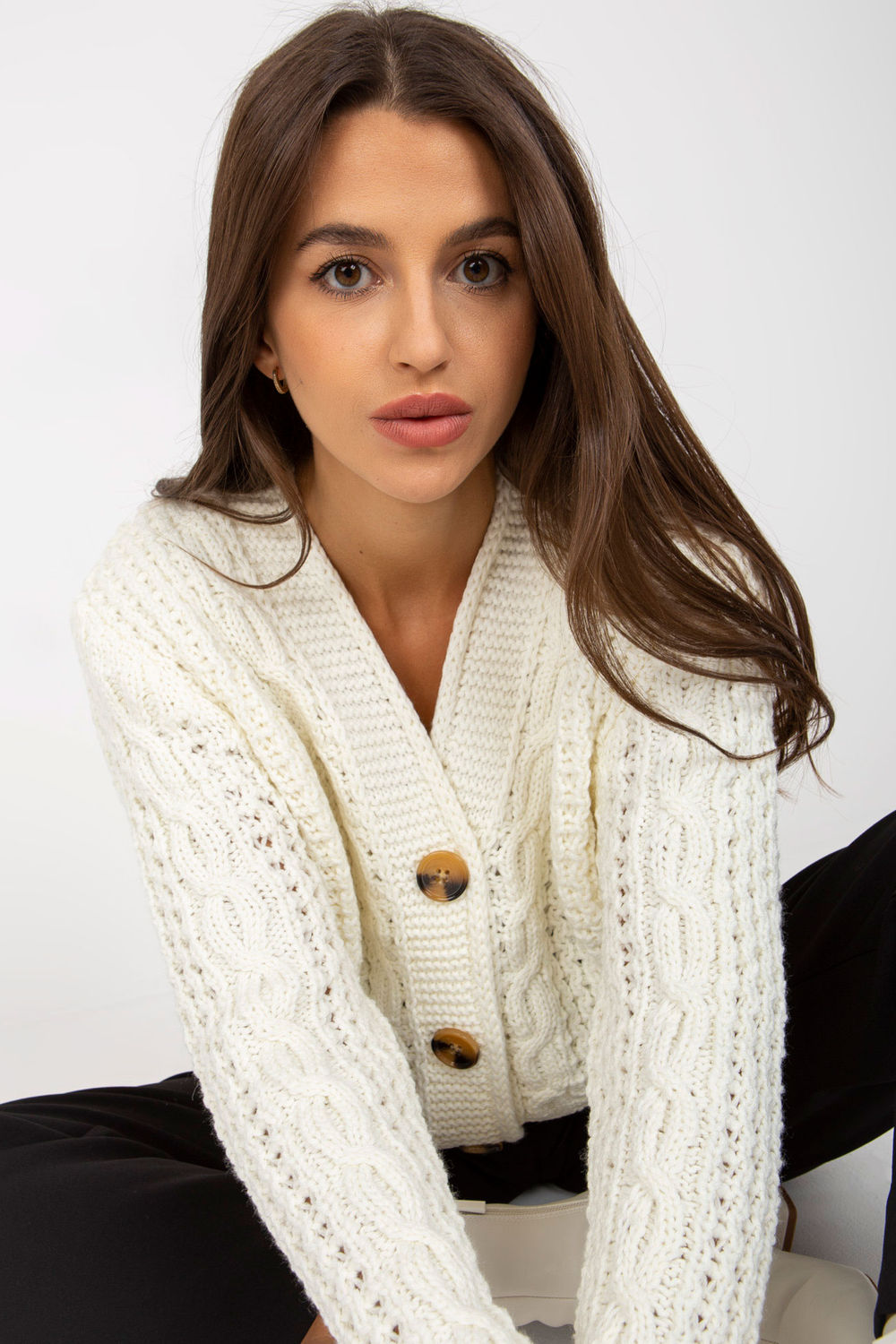 Cardigan femme Rue Paris — beige
