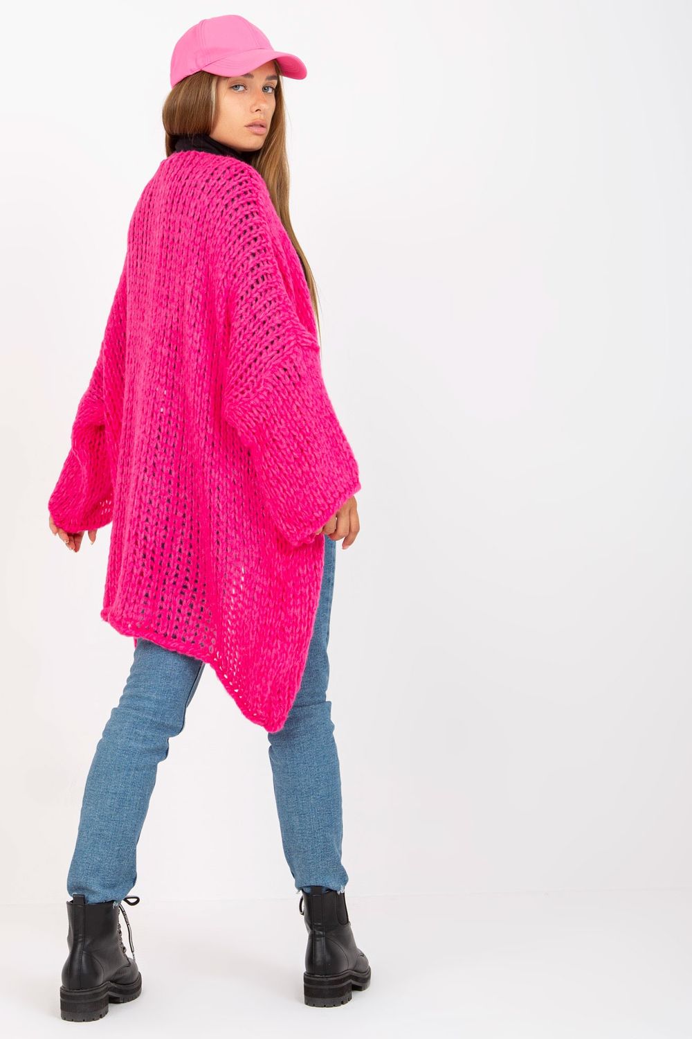 Cardigan femme Och Bella — rosé