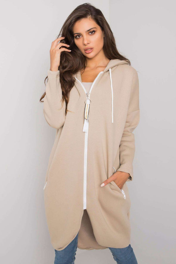 T-shirt femme Relevance Sweatshirt Sweatshirt — beige