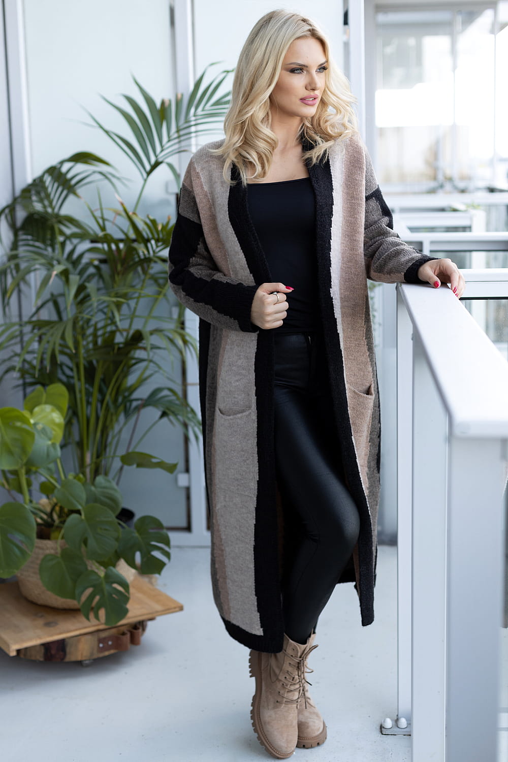 Cardigan femme PeeKaBoo — multicouleur