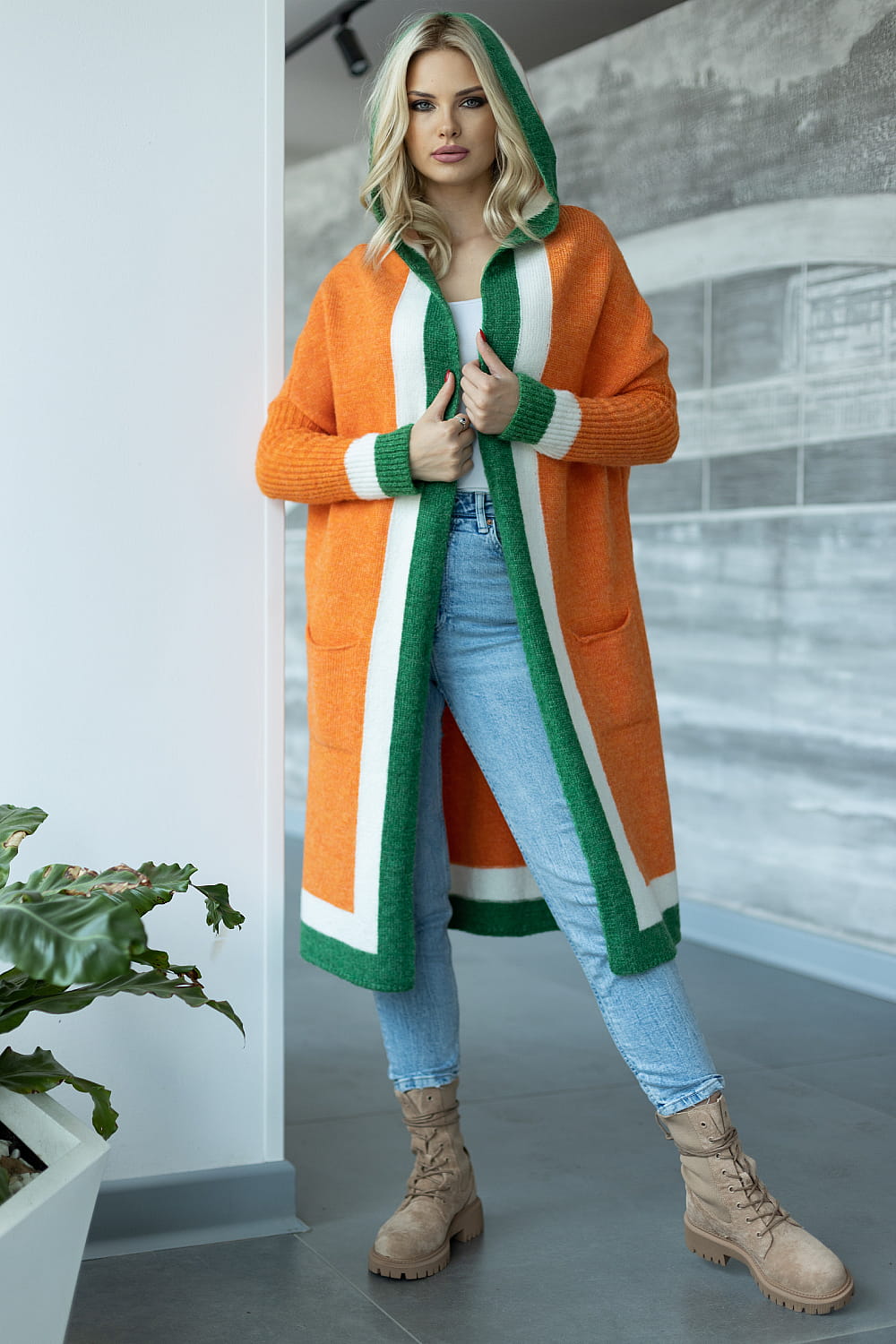 Cardigan femme PeeKaBoo — multicouleur