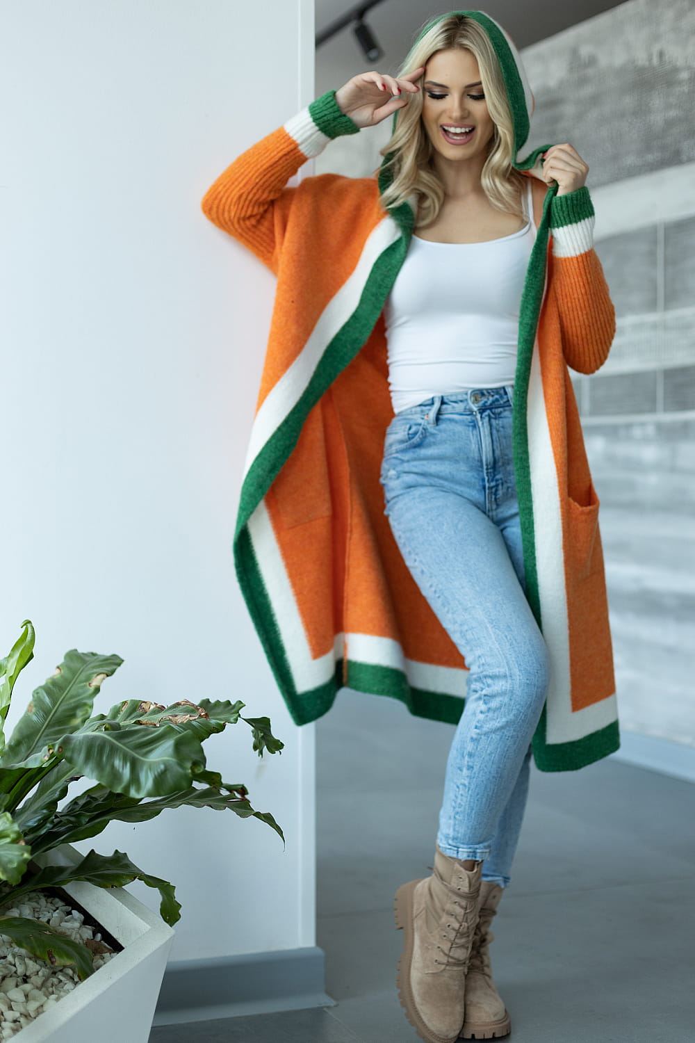 Cardigan femme PeeKaBoo — multicouleur