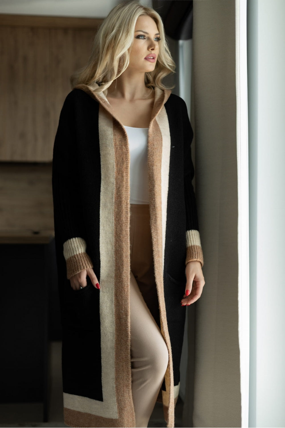 Cardigan femme PeeKaBoo — multicouleur