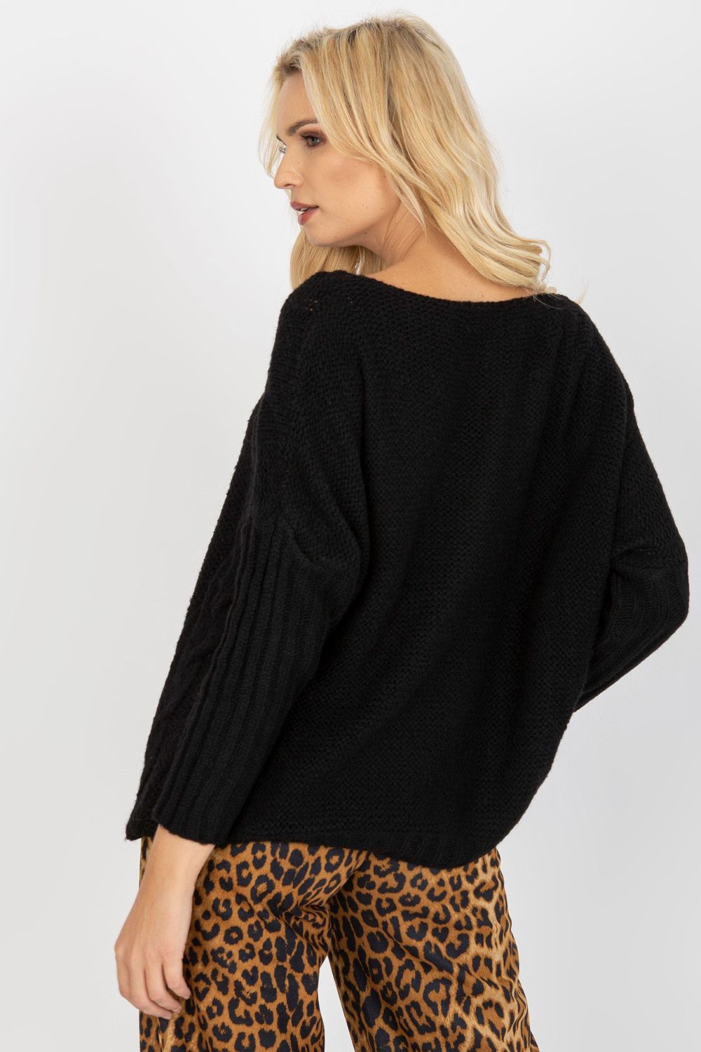 Pull femme Och Bella Chandail Chandail — noir