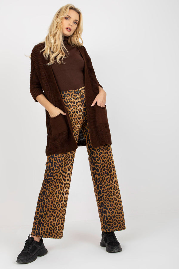 Cardigan femme Rue Paris — brun