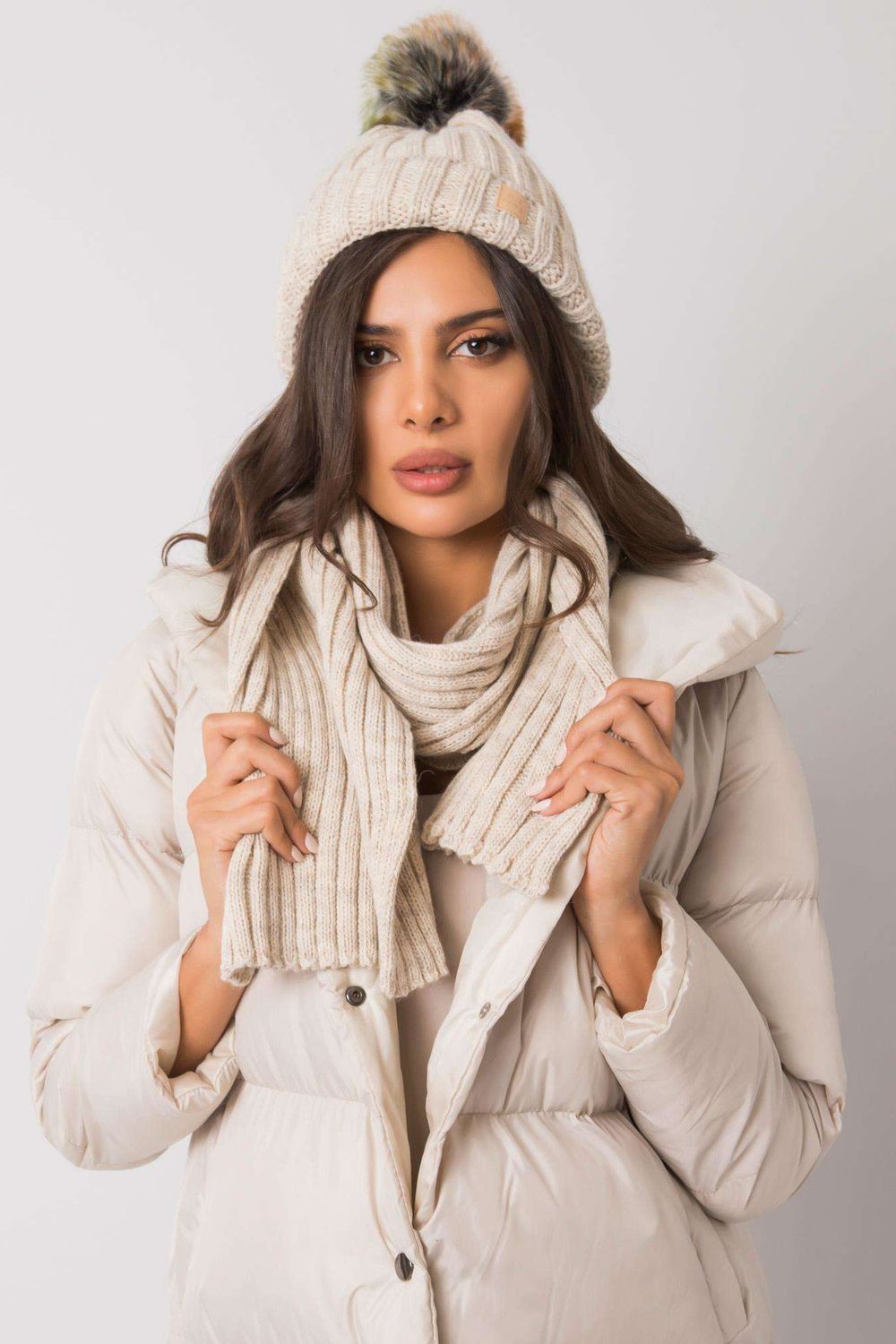 Ensemble lingerie femme Rue Paris L Ensemble L — beige