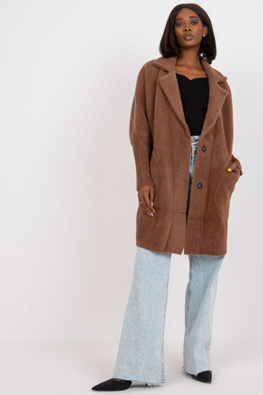Manteau femme MBM — brun