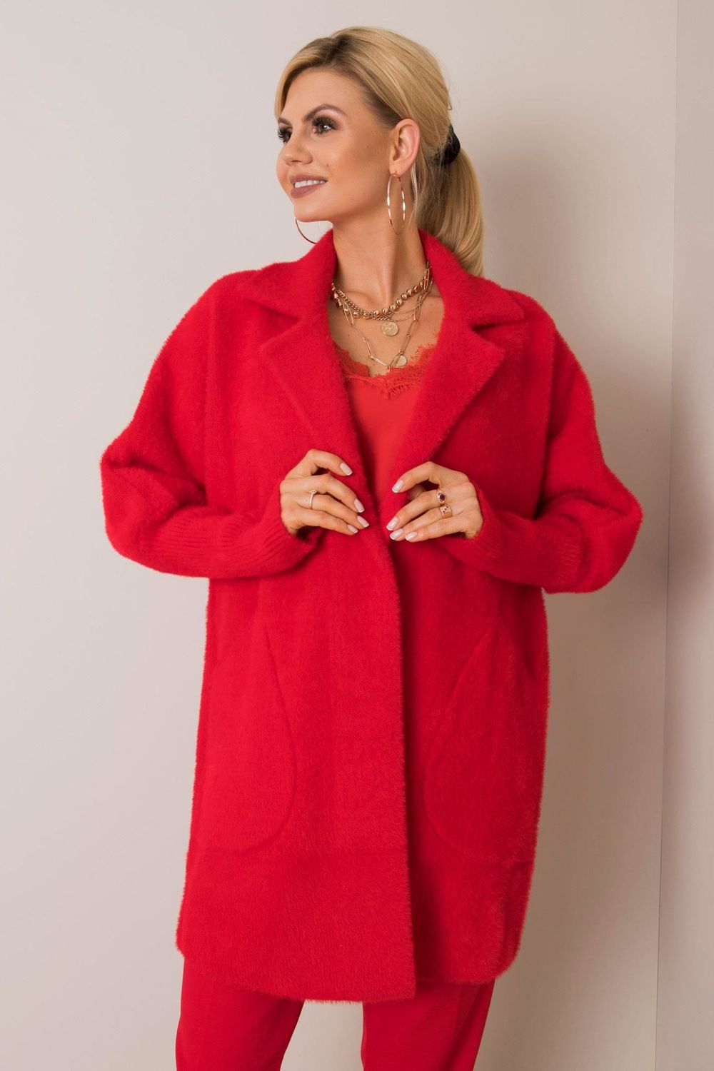 Manteau femme MBM — rouge