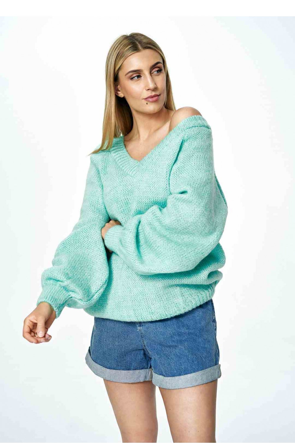 Pull femme Figl Chandail Chandail — vert