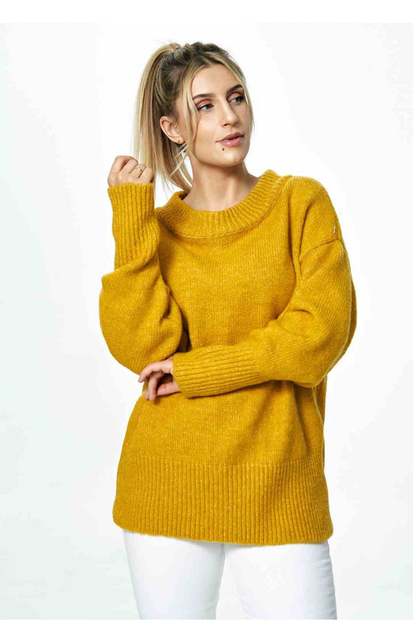 Pull femme Figl Chandail Chandail — jaune