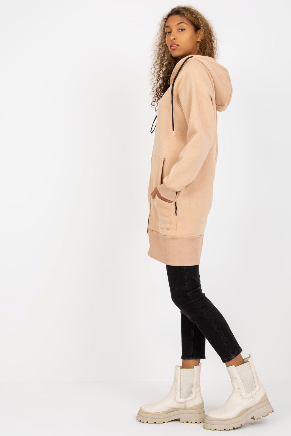 T-shirt femme Rue Paris Sweatshirt Sweatshirt — beige