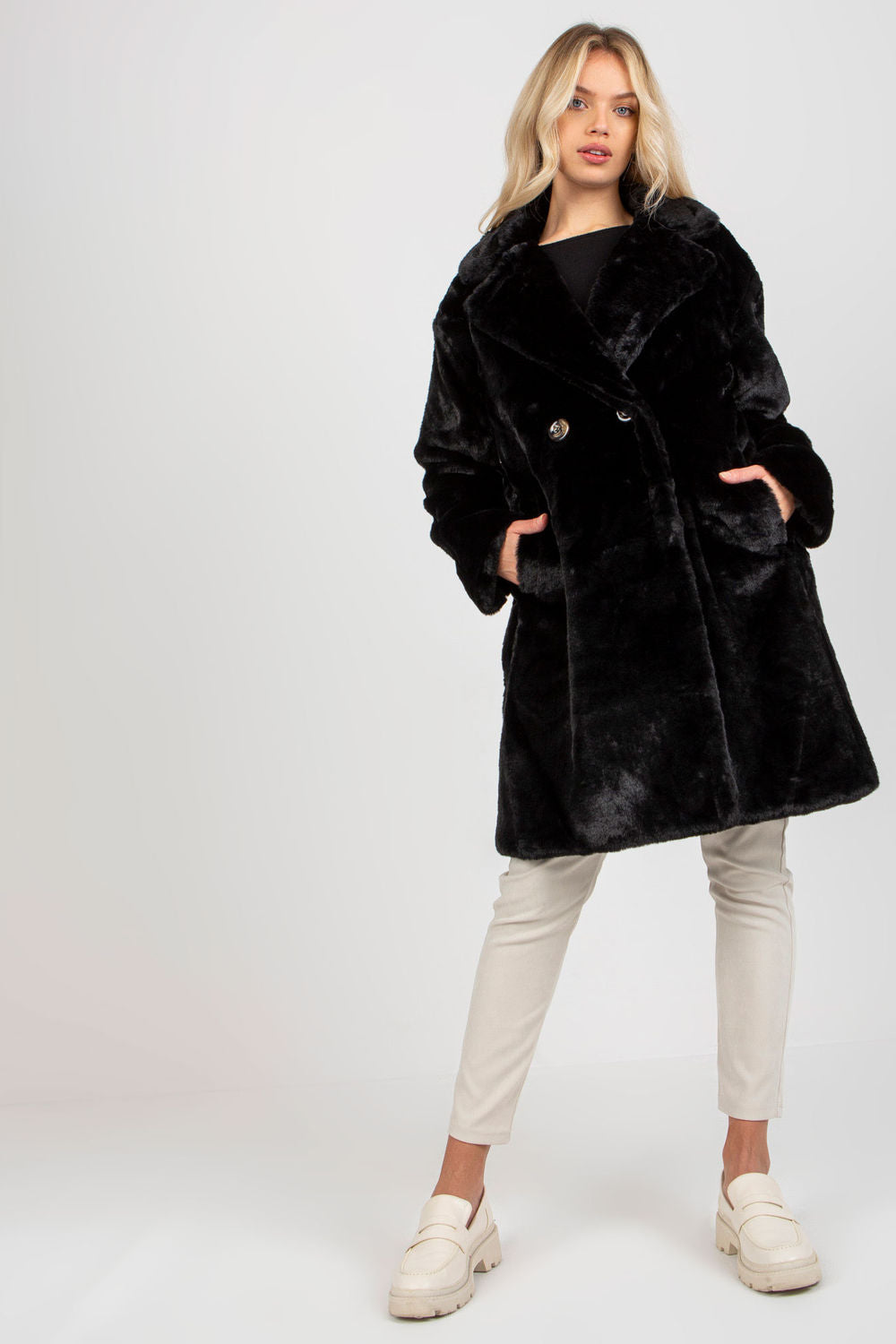 Manteau femme Och Bella — noir