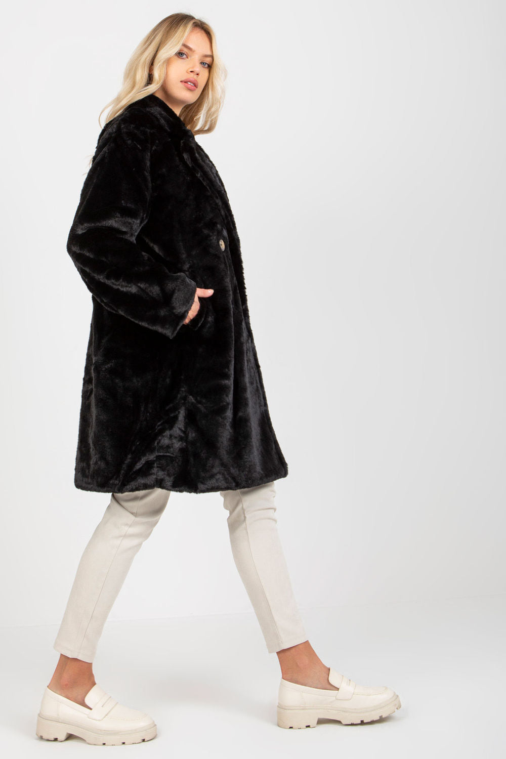 Manteau femme Och Bella — noir