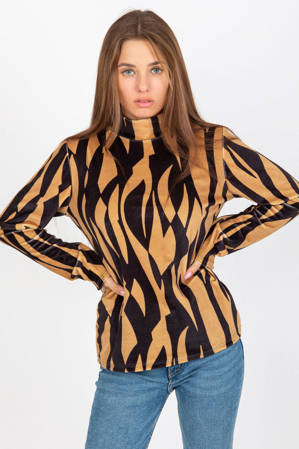 Blouse femme Rue Paris Chemisier Chemisier — brun