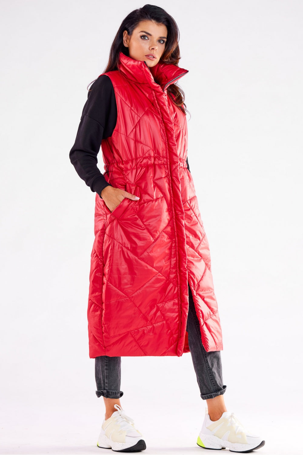 Gilet femme awama — rouge