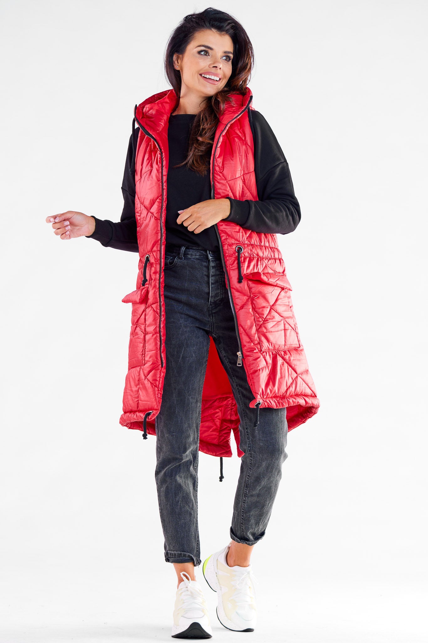 Gilet femme awama — rouge
