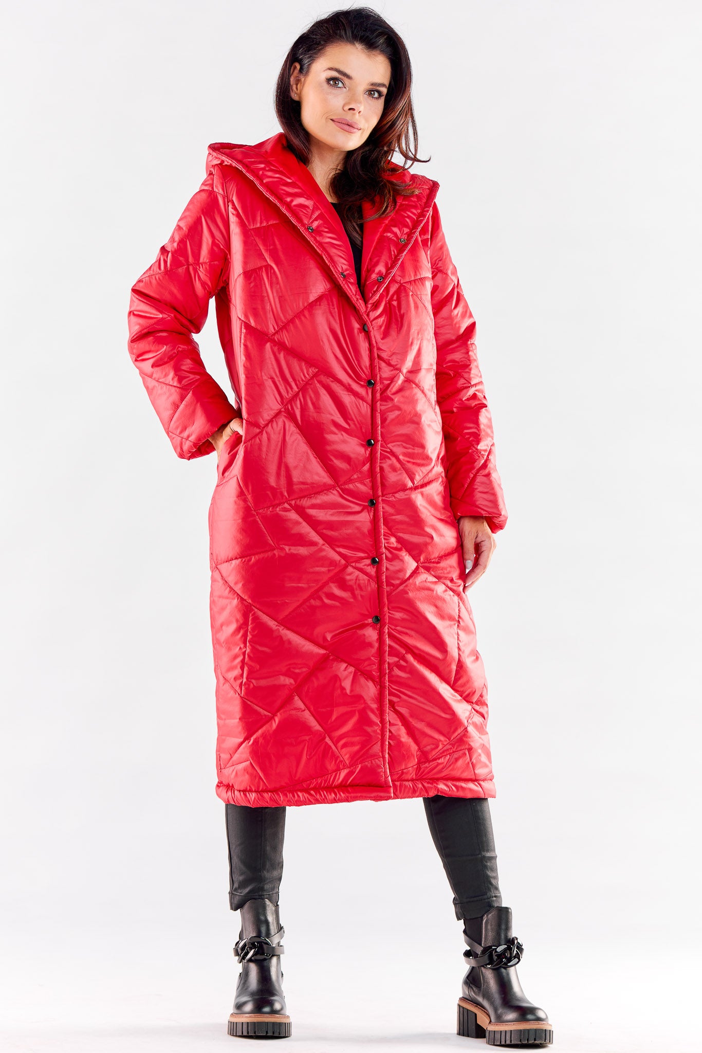 Manteau femme awama — rouge