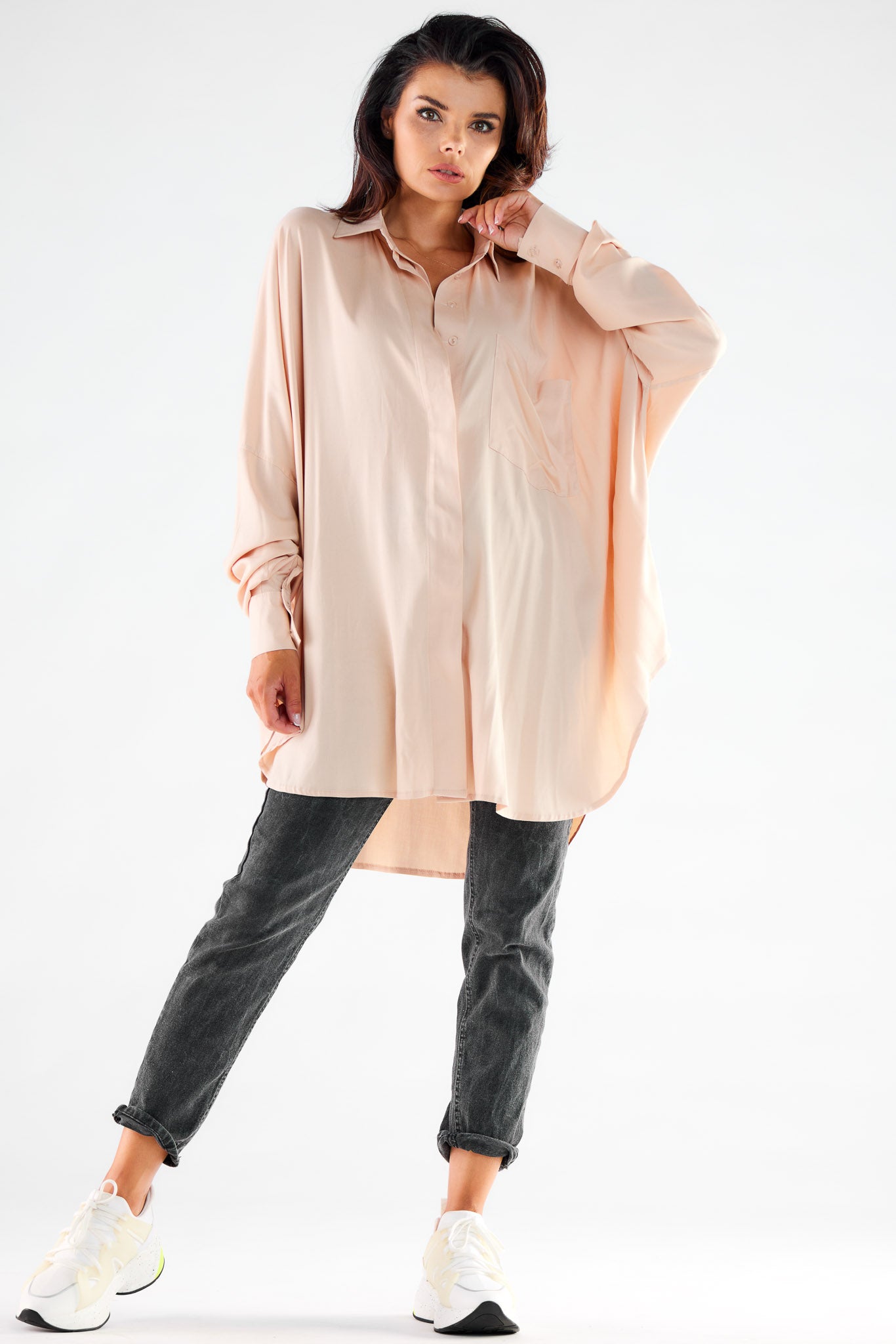 Blouse femme awama — beige