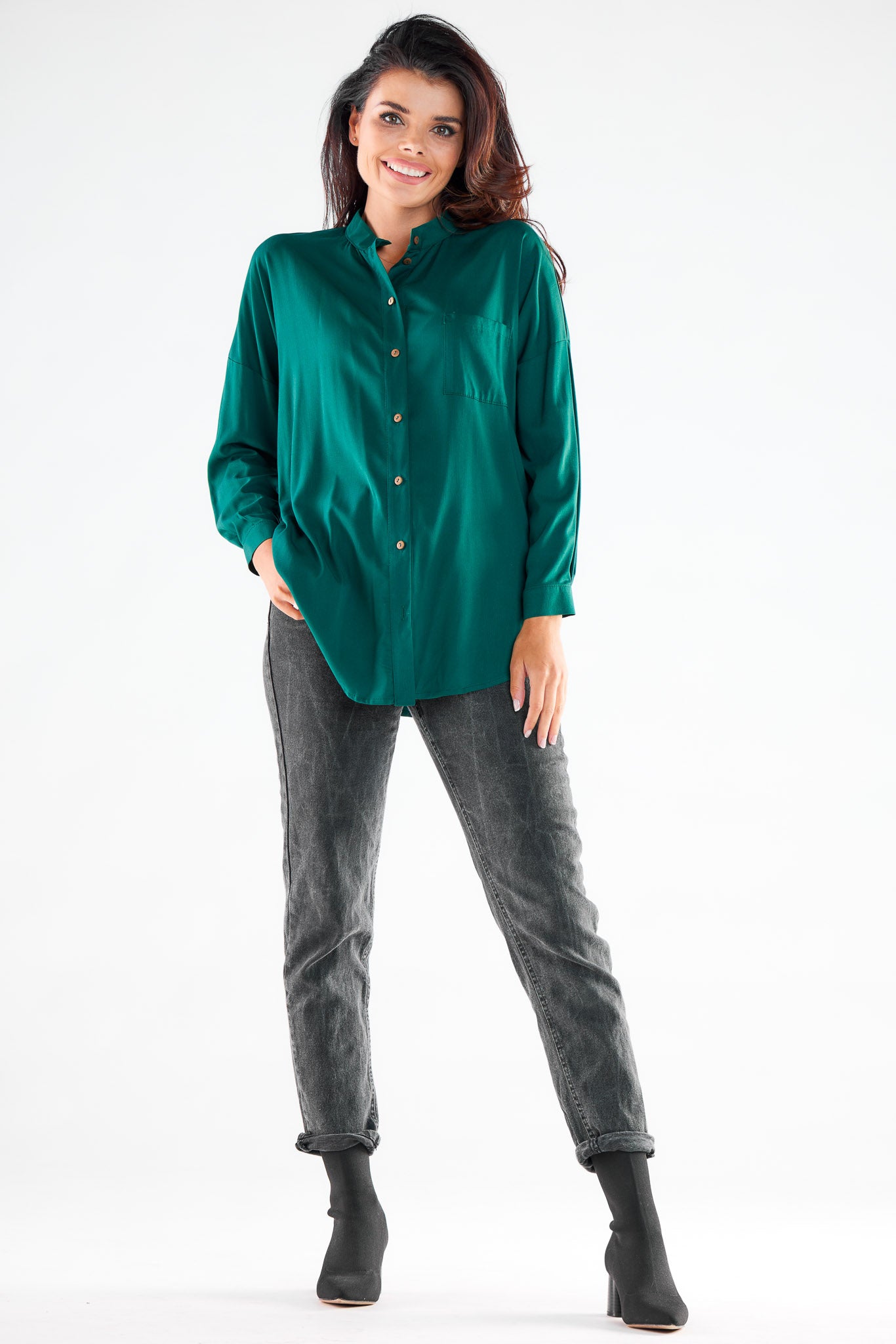 Blouse femme awama — vert