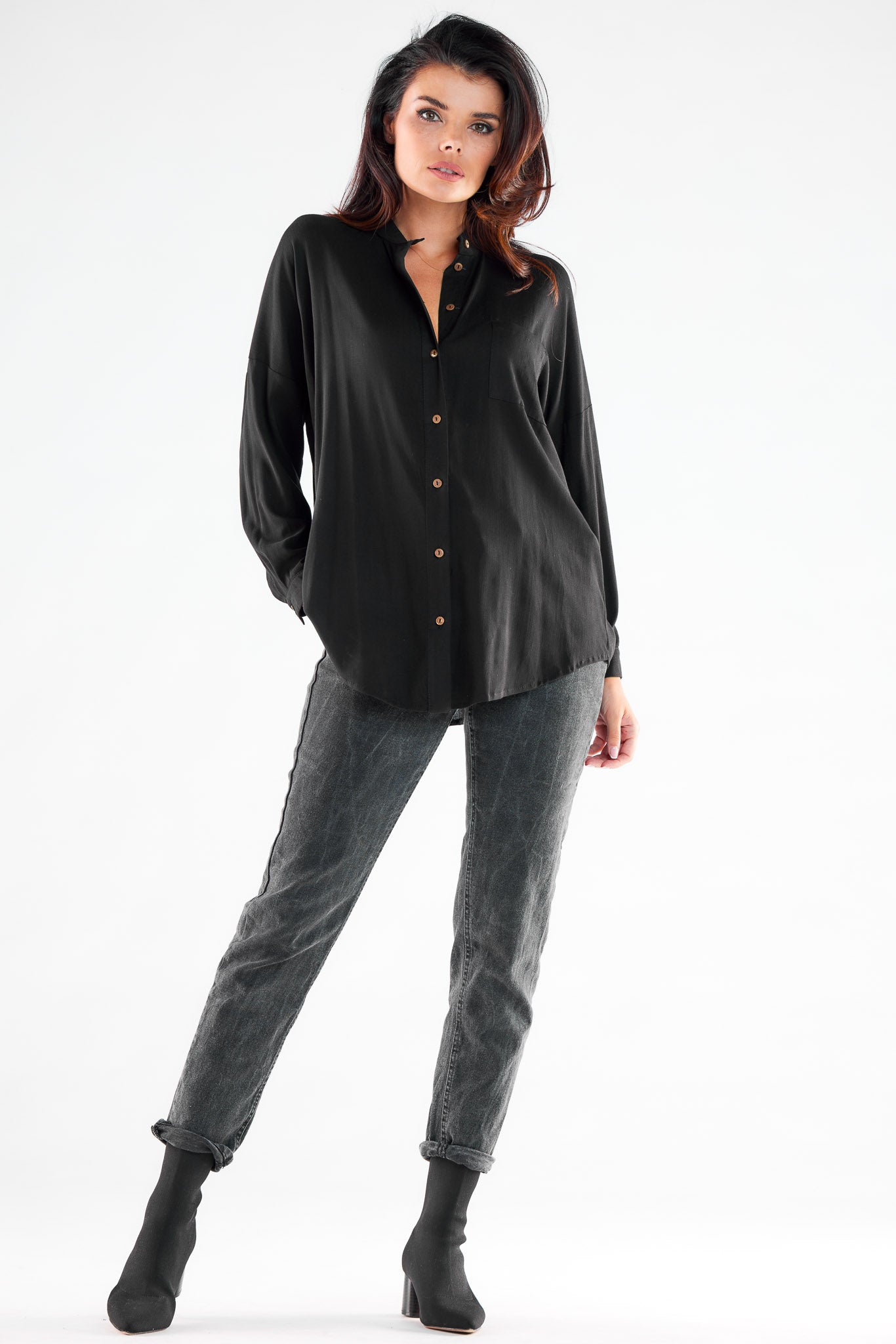 Blouse femme awama — noir