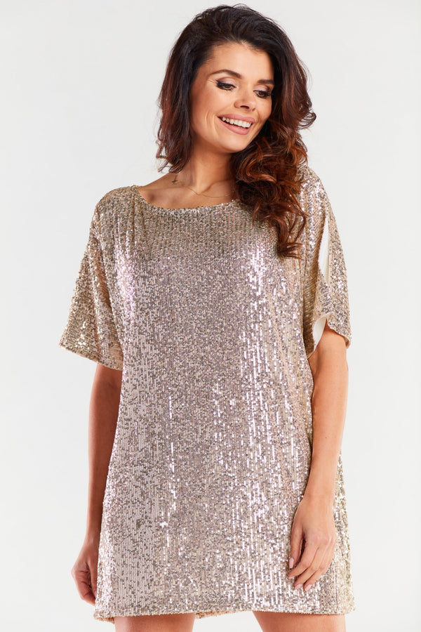 Robe femme awama De Soirée De — beige