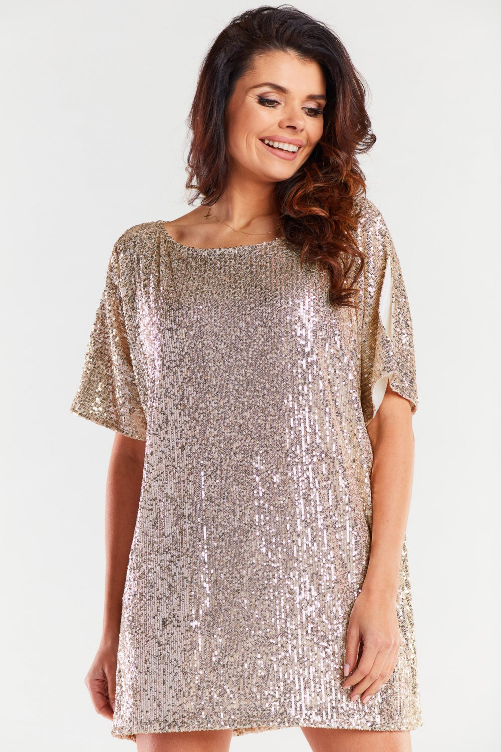 Robe femme awama De Soirée De — beige