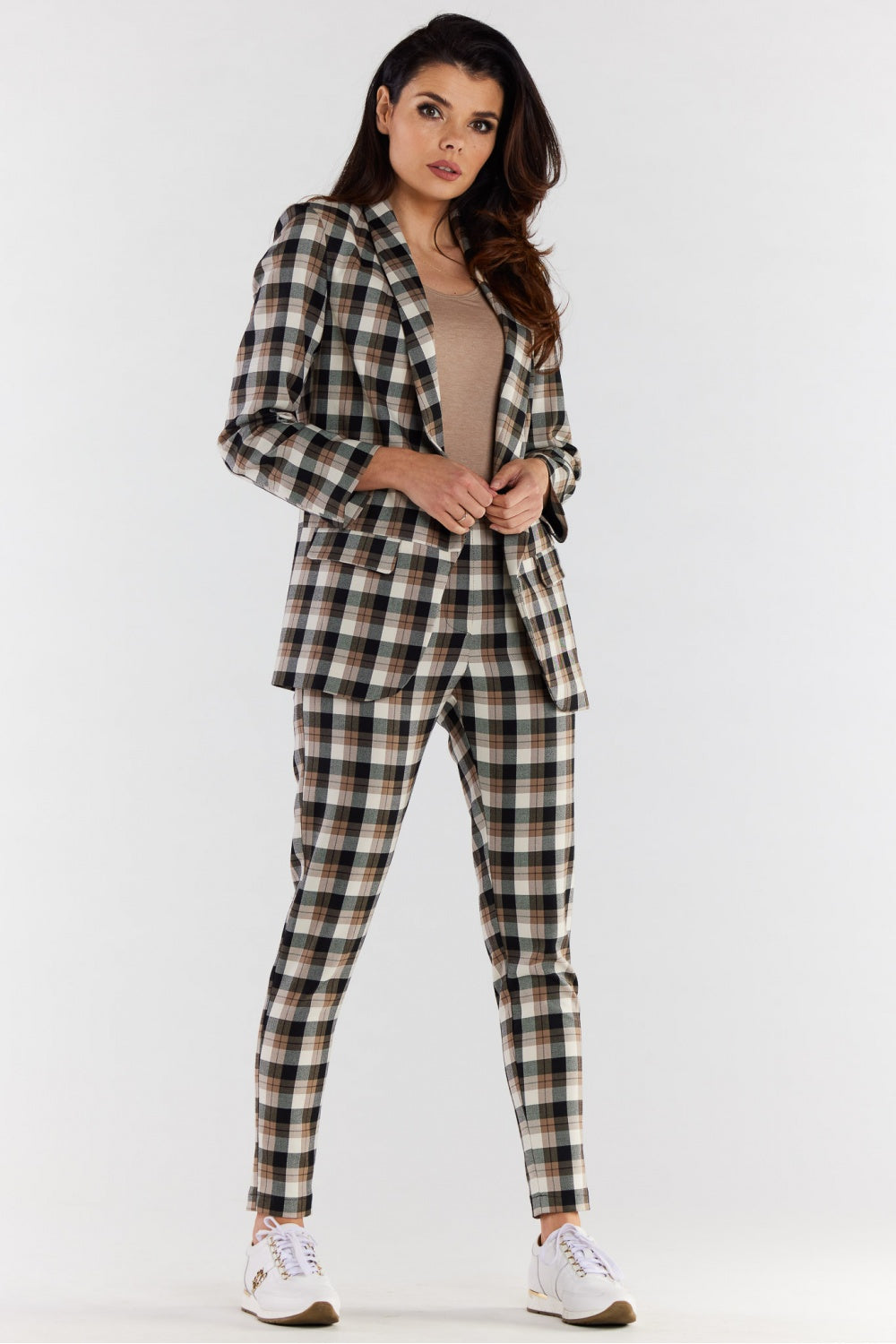 Chaussures à talons femme awama Pantalon Pantalon — brun